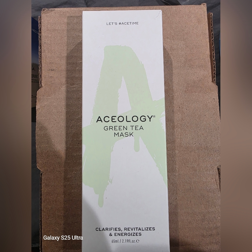 Aceology Green Tea Mask - Refreshing Green Skincare